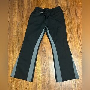 Black and Grey Pants